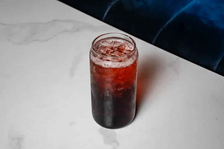 A drink from the Karaz Lounge menu